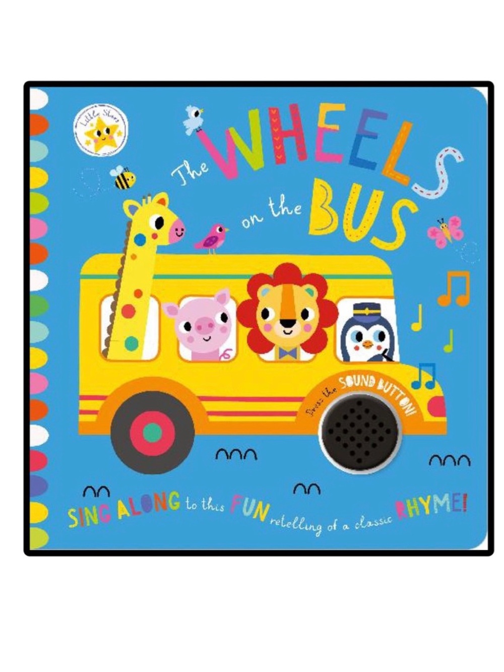 BUNDLE & SAVE 🚌 The Wheels on the Bus Sound Book - Bright Yellow Kids Toy